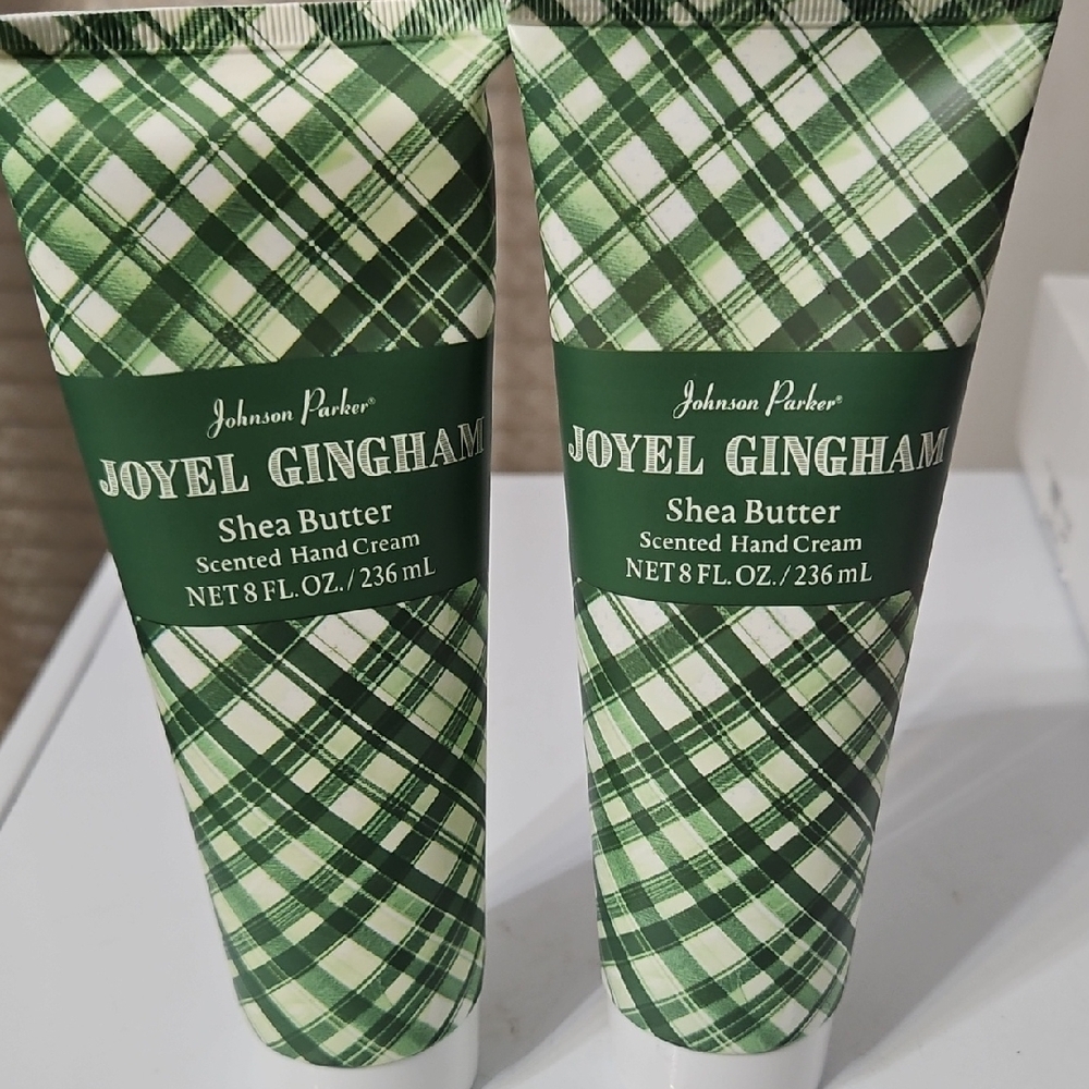 Joyel Gingham Shea Butter Hand Cream - Green/ quanity 2
